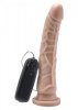 Realistyczne wibrujące dildo na przyssawce z pilotem 20 cm